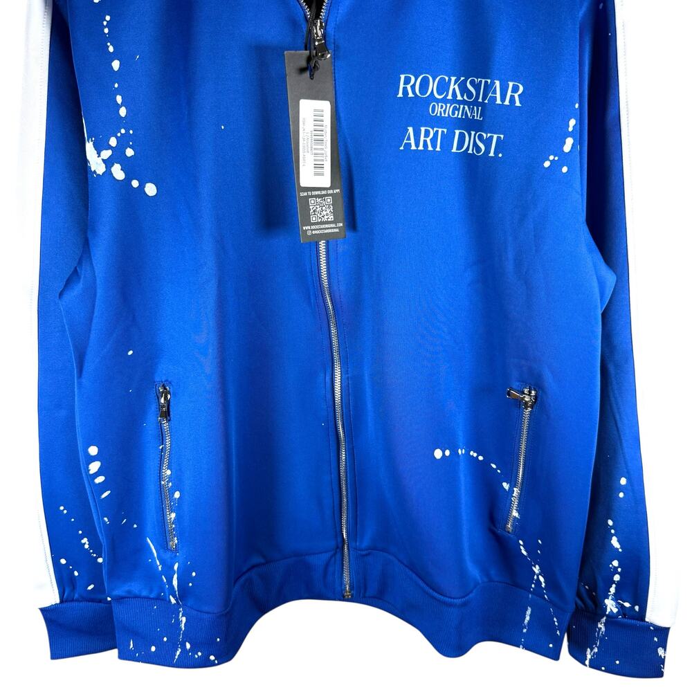 Rockstar Original Art District Full Zip Track Jacket Men’s L - Streetwear Skater - Picture 5 of 14